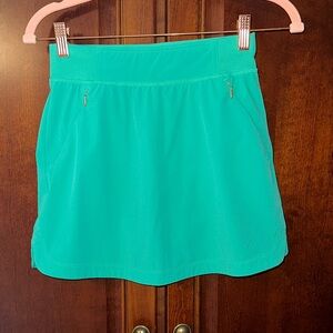 Lilly Pulitzer Luxletic XXS Turquoise Skort